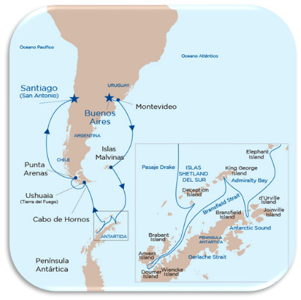 CRUCERO PRINCESS ANTARTIDA
